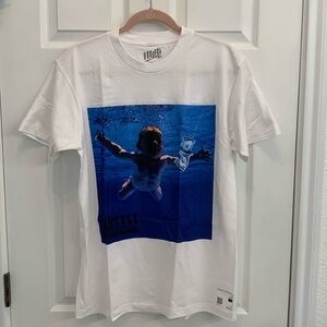 N1RVANA HEAVYWEIGHT WHITE T-SHIRT NWT